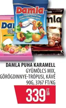 Coop Damla puha karamell gyümölcs mix, görögdinnye-trópusi, kávé ajánlat