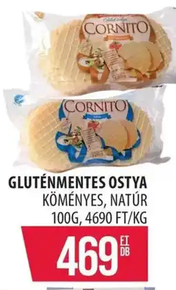 Coop Gluténmentes ostya köményes, natúr ajánlat