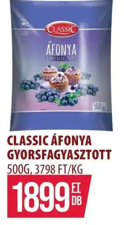 Coop Classic áfonya gyorsfagyasztott ajánlat