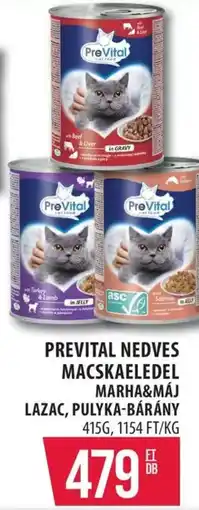 Coop Prevital nedves macskaeledel marha&máj lazac, pulyka-bárány ajánlat