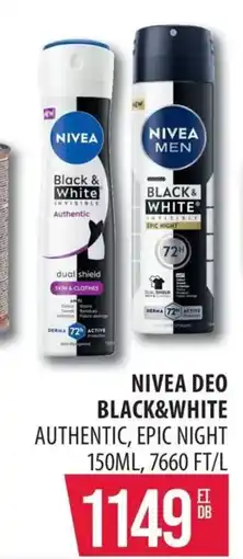 Coop Nivea deo black&white ajánlat