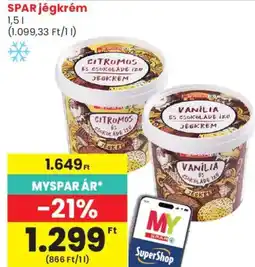 Spar Market SPAR jégkrém ajánlat