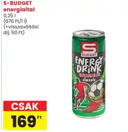 Spar Market S-BUDGET energiaital ajánlat