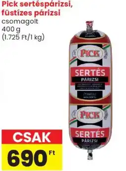 Spar Market Pick sertéspárizsi, füstízes párizsi ajánlat