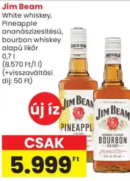 Spar Market Jim Beam White whiskey, Pineapple ajánlat