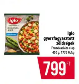 Coop Iglo gyorsfagyasztott zöldségek ajánlat