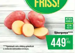 Coop Újburgonya ajánlat