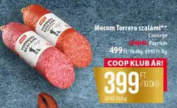 Coop Mecom Torrero szalámi ajánlat