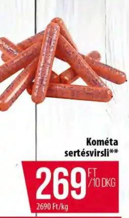 Coop Kometa sertésvirsli ajánlat