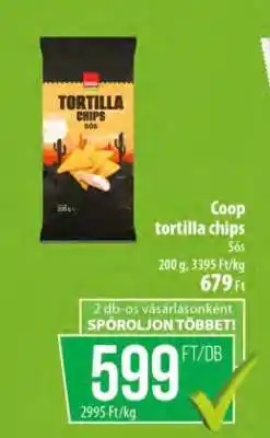 Coop Coop tortilla chips ajánlat