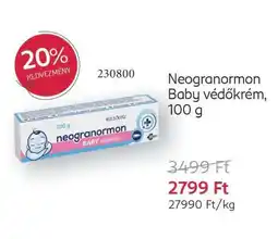 Rossmann Neogranormon Baby védőkrém, 100 g ajánlat