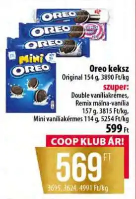 Coop Oreo keksz ajánlat