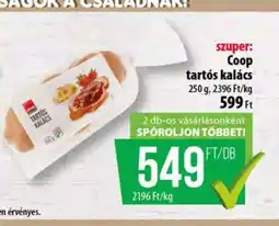 Coop Coop tartós kalács ajánlat