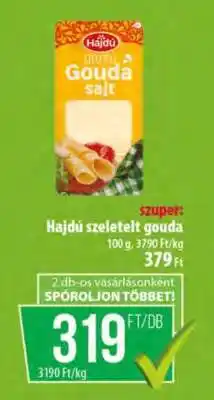 Coop Hajdú szeletelt gouda ajánlat