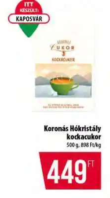 Coop Koronás Hókristály kockacukor ajánlat