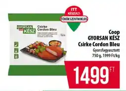 Coop Coop GYORSAN KÉSZ Csirke Cordon Bleu ajánlat