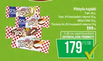 Coop PÖTTYÖS Tejsüti ajánlat