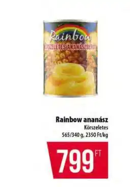Coop Rainbow ananász ajánlat