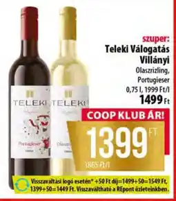 Coop Teleki Válogatás Villányi ajánlat