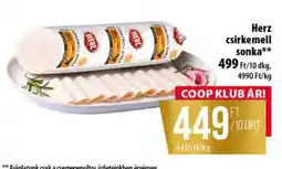 Coop HERZ CSIRKEMELL SONKA ajánlat