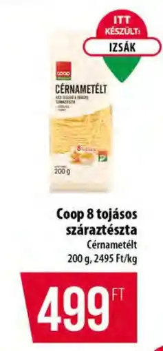Coop Coop 8 tojásos száraztészta ajánlat