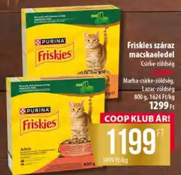 Coop FRISKIES Száraz macskaeledel ajánlat