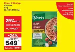 Interspar KNORR XXL ALAP ajánlat