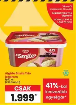 Interspar Algida Smile Trio jégkrém ajánlat