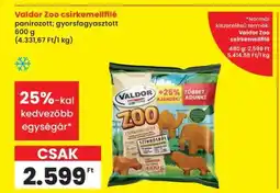 Interspar VALDOR ZOO CSIRKEMELLFILÉ ajánlat