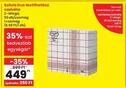 Interspar Szilvia Duo textilhatású szalvéta ajánlat