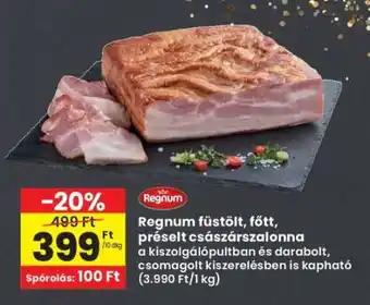 Interspar Regnum füstölt, főtt, préselt császárszalonna ajánlat