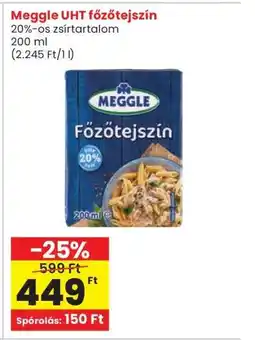 Interspar MEGGLE UHT Főzőtejszín ajánlat
