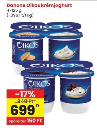 Interspar DANONE Oikos krémjoghurt ajánlat