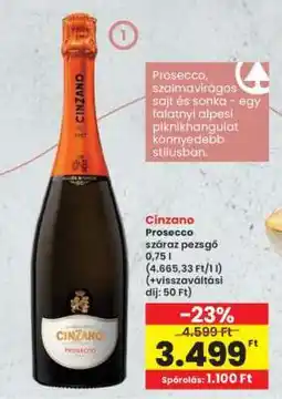 Interspar Cinzano ajánlat