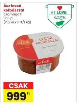 Interspar Ász lecsó kolbásszal ajánlat