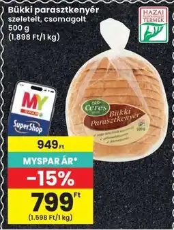 Interspar Bükki parasztkenyér ajánlat