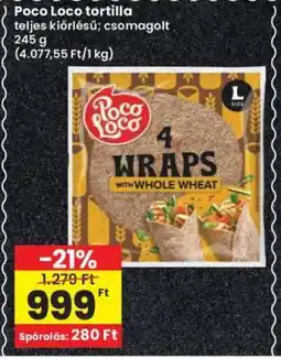 Interspar Poco Loco tortilla ajánlat