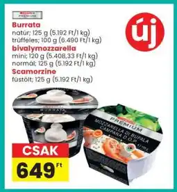 Interspar Burrata ajánlat