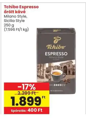 Interspar Tchibo Espresso Őrölt Kávé ajánlat