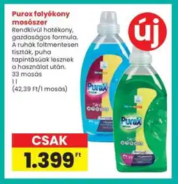 Interspar Purox folyékony mosószer ajánlat