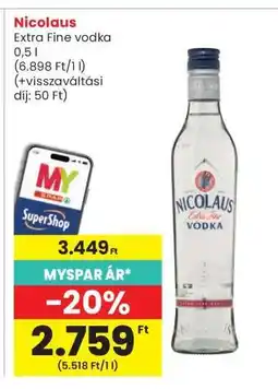 Interspar Nicolaus ajánlat