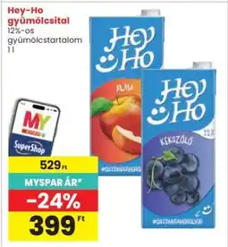 Interspar HEY-HO GYÜMÖLCSITAL ajánlat