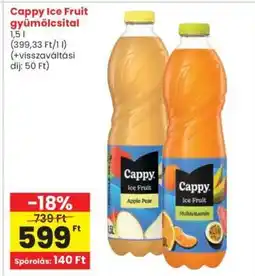 Interspar Cappy Ice Fruit gyümölcsital ajánlat