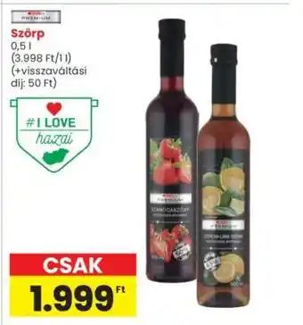 Interspar Szörp ajánlat