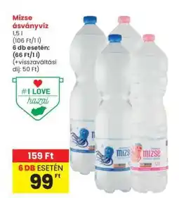 Interspar Mizse ásványvíz ajánlat