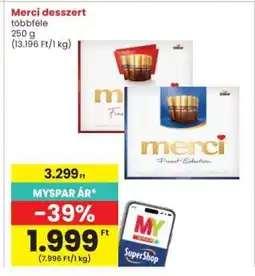 Interspar Merci Desszert ajánlat