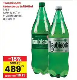 Interspar Traubisoda szénsavas üdítőital ajánlat