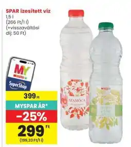 Interspar SPAR ízesített víz ajánlat