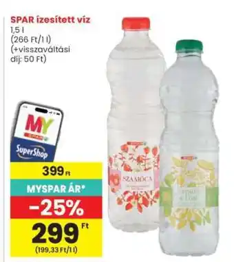 Interspar SPAR ízesített víz ajánlat