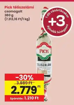 Interspar PICK Téliszalámi ajánlat
